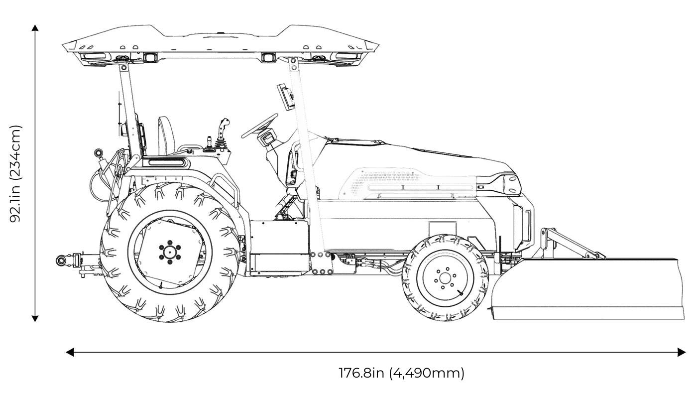 MK-V Dairy Push Blade